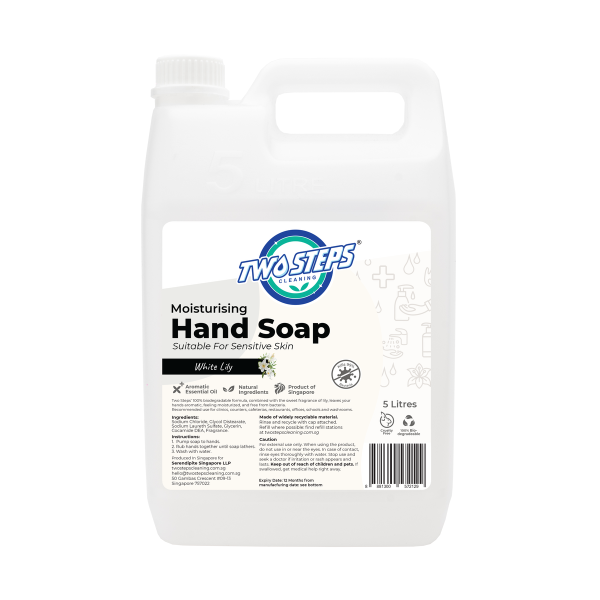 Hand Soap 5 Litre Eco Refill - Lily